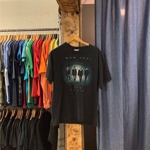 Vintage Bon Jovi Black Graphic T-Shirt